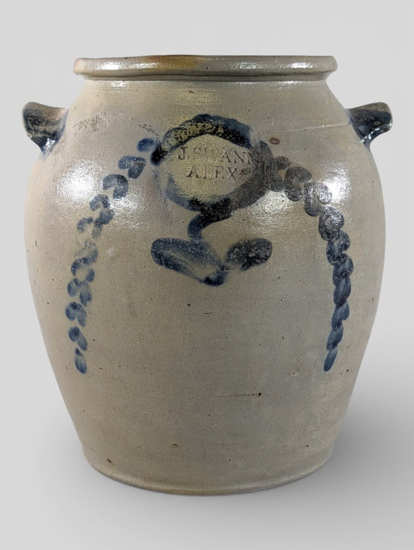 Antique Saltglaze J. Swann (1 of 5)