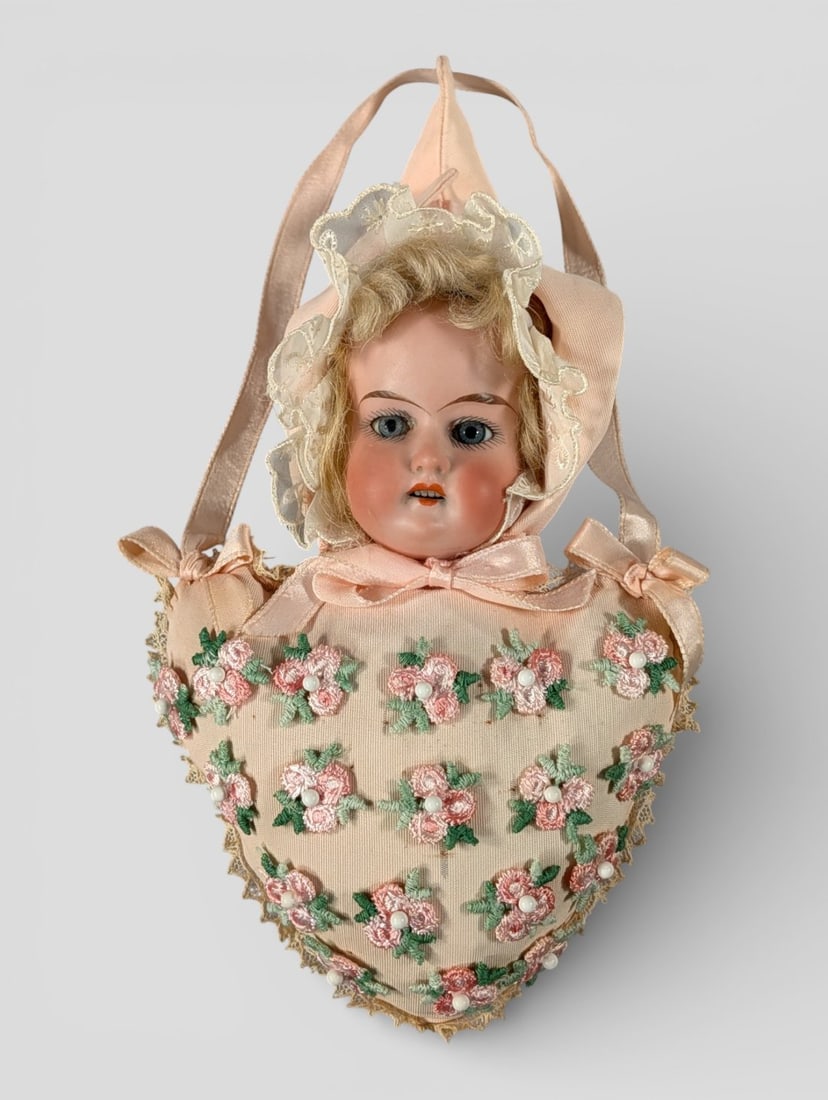 Antique German Bisque Doll Sachet (1 of 2)