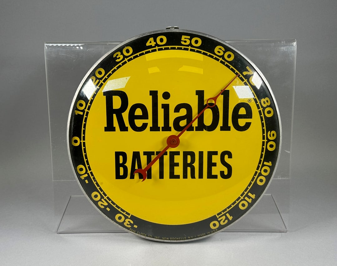 Reliable CircleVintage Thermometer. Pam Clock Company New Rochelle ,New York (1 of 2)