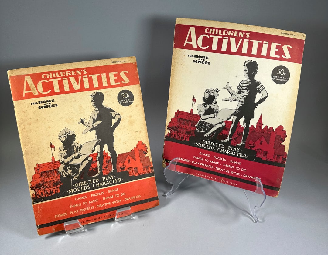 Children's Activities Magazines 1942 & 1946 (1 of 2)