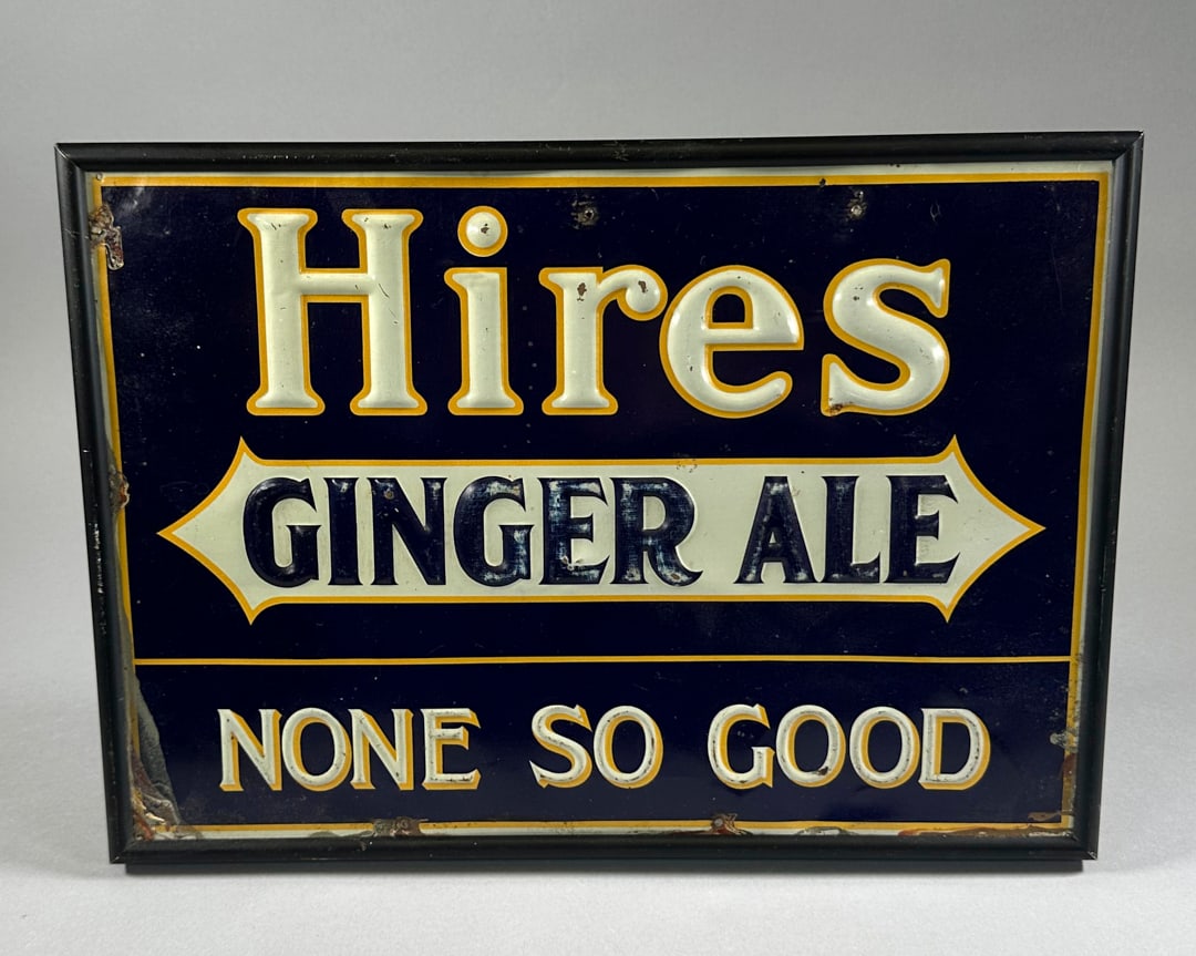 Hire's Ginger Ale "None So Good" Metal Sign (1 of 2)