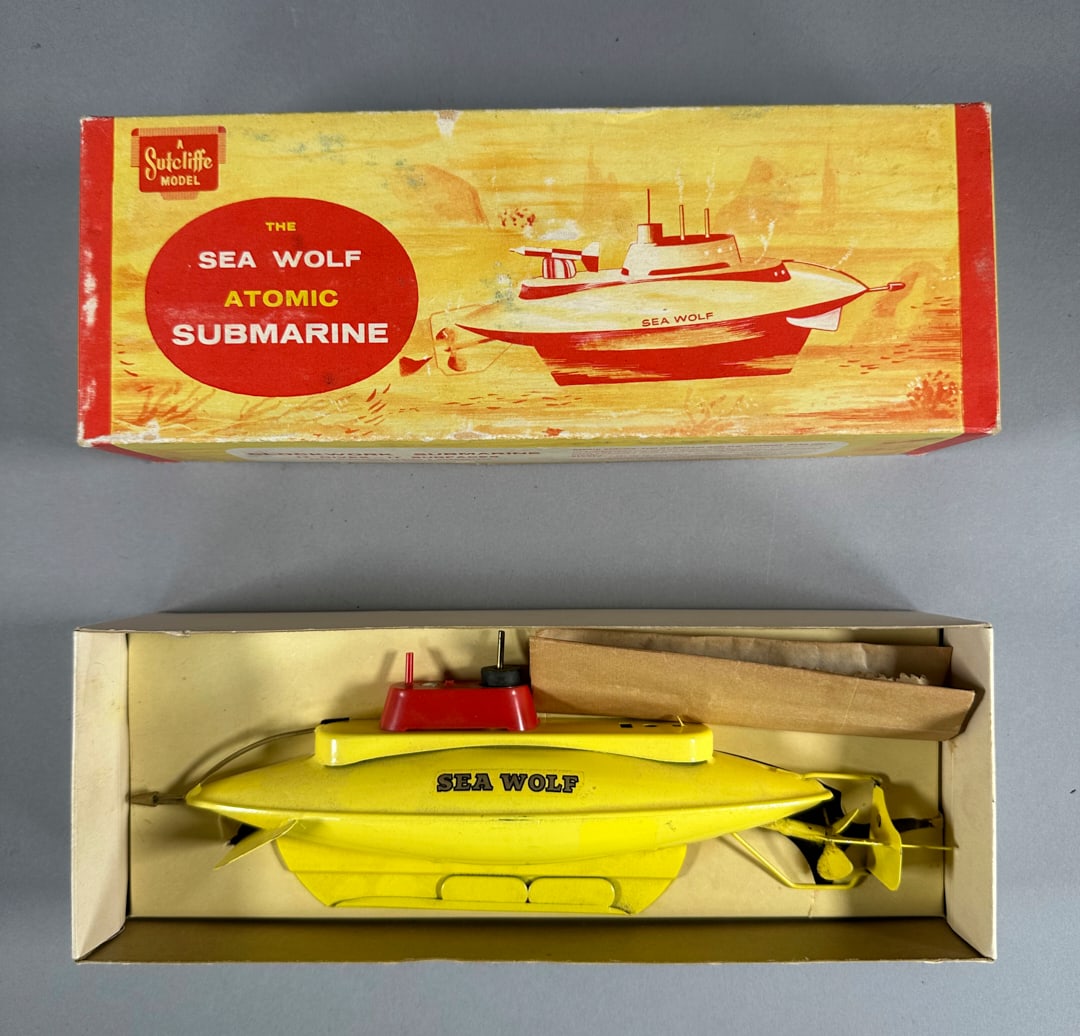 Sea Wolf Atomic Submarine Wind Up Toy NIB (1 of 5)