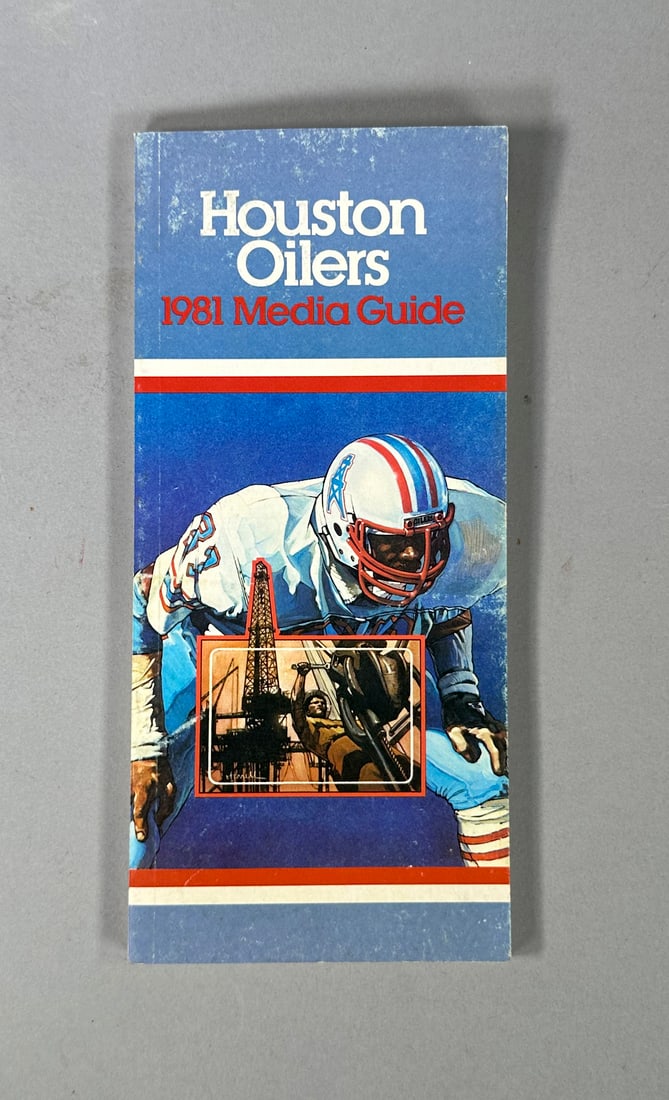 Houston Oilers 1981 Media Guide (1 of 2)