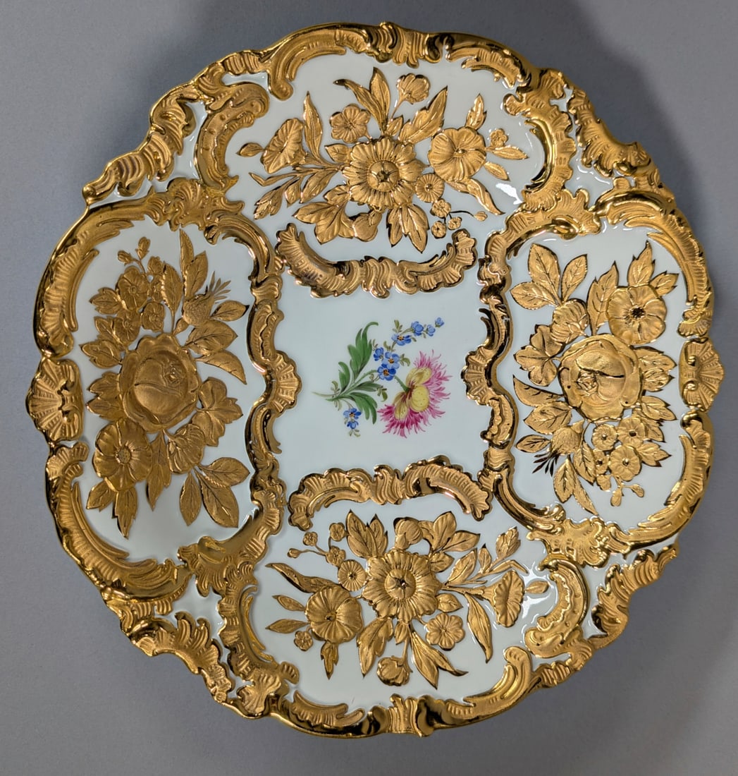 Meissen Thistle Plate (1 of 3)