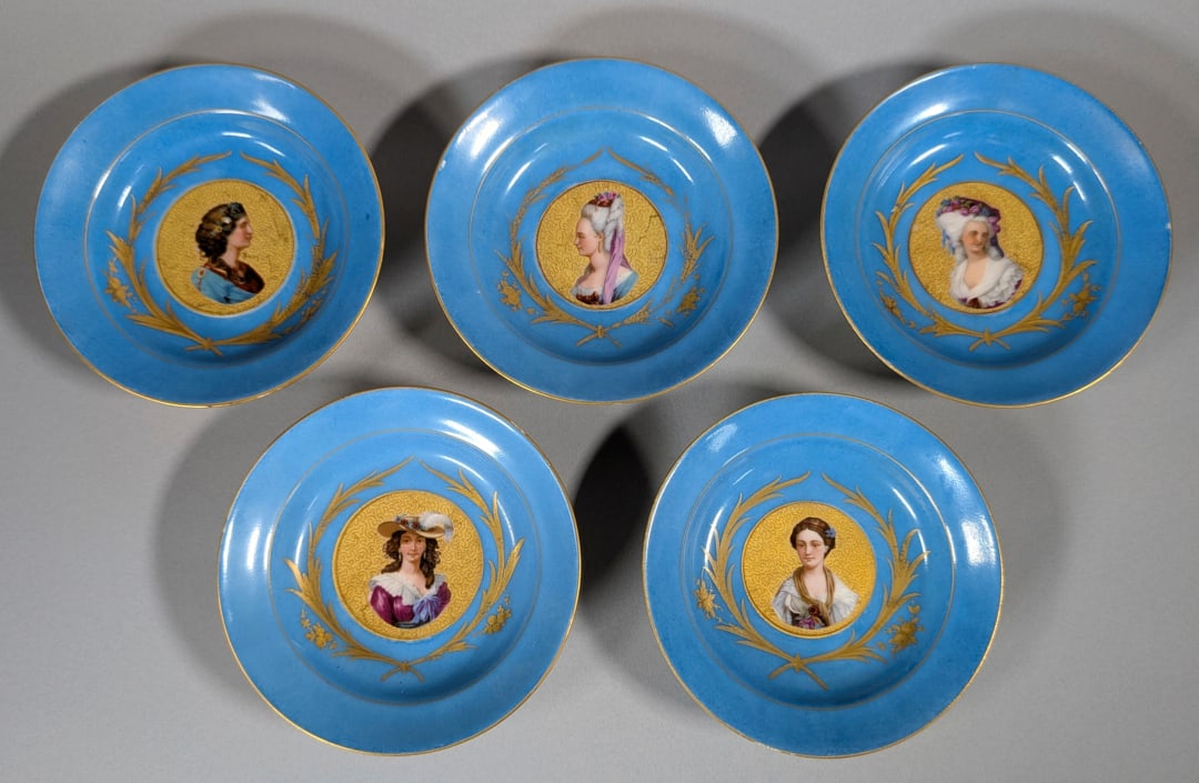 Royal Vienna Portrait Bowls Set (1 of 2)