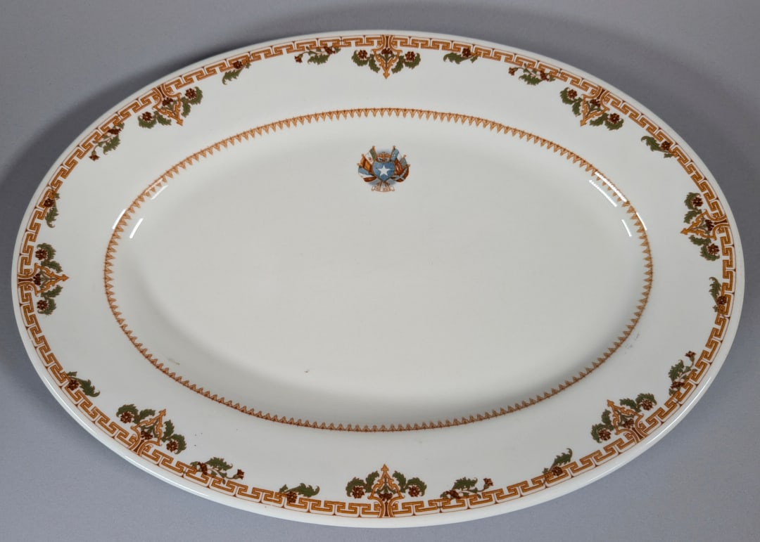 The Rice Hotel Platter, ca. 1950 Houston Landmark (1 of 2)