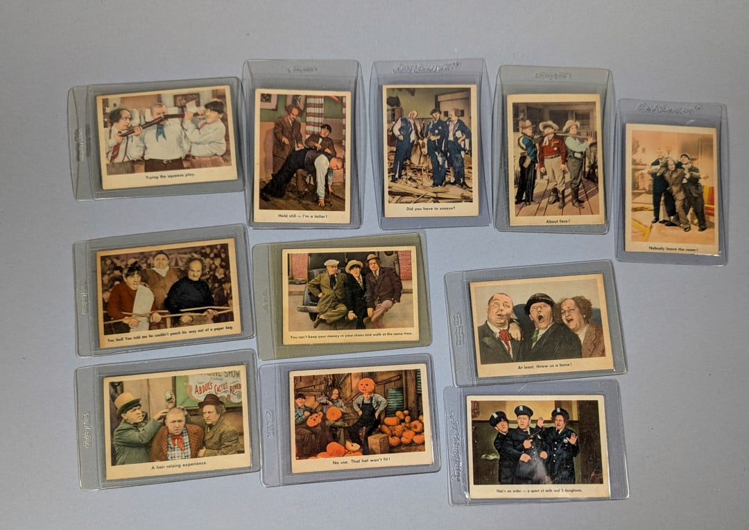 3 Stooges, 1959, Have Rocket Will Travel 11 Trading Cards: 3 Stooges, 1959, Have Rocket Will Travel 11 Trading Cards, Good Condition.