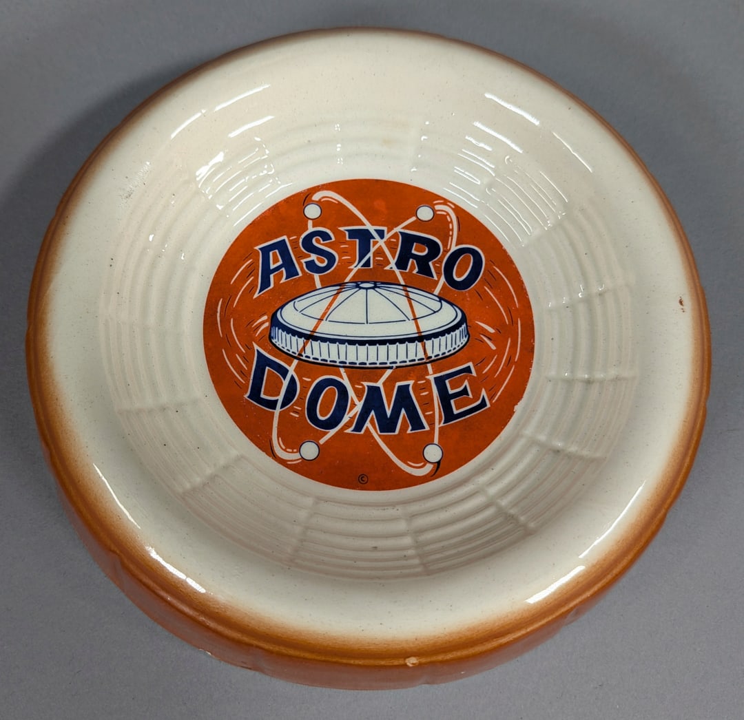 Houston Astrodome Ceramic Ashtray Early (1 of 1)