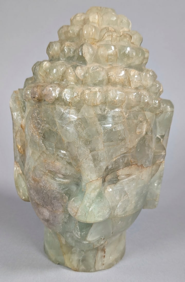 Jade head, Thai Carved (1 of 3)