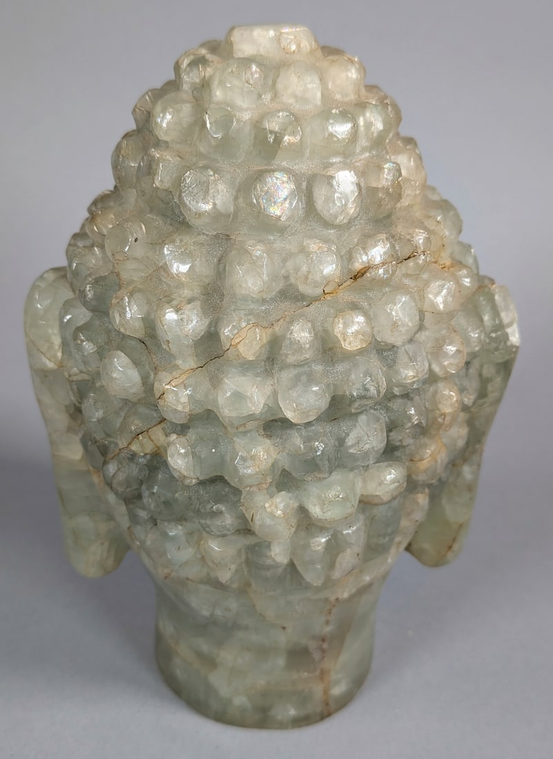 Jade head, Thai Carved - 2