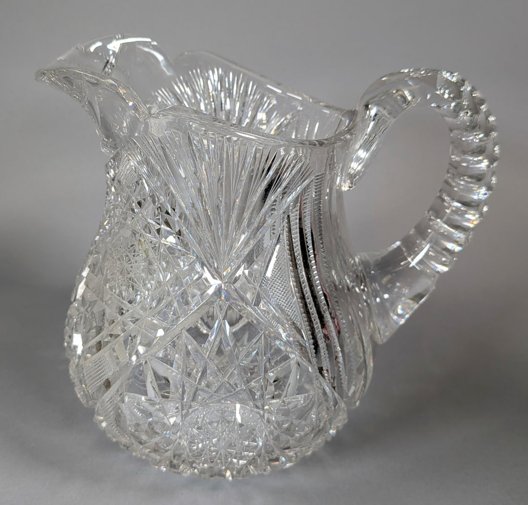 American Brilliant Cut Glass Pitcher (1 of 1)