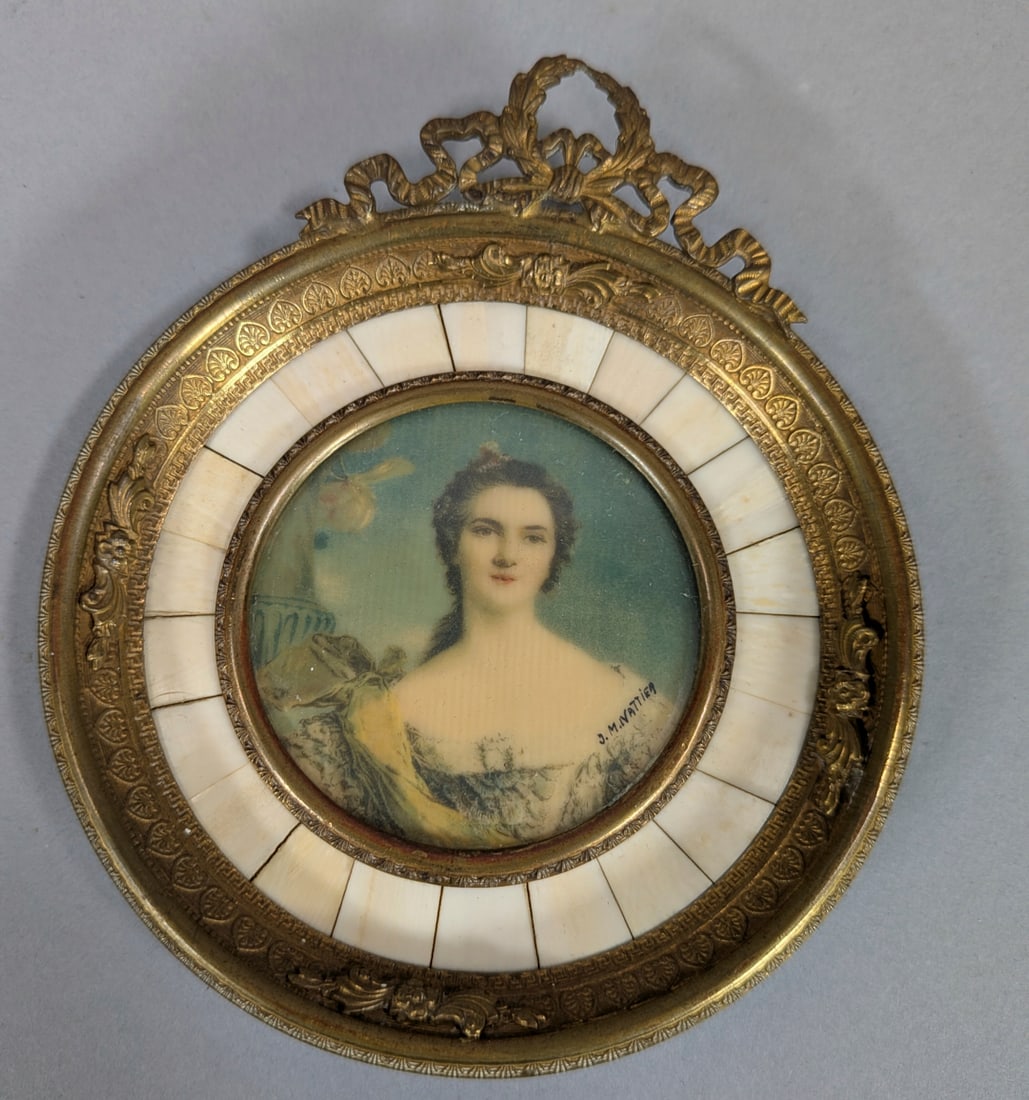 J.M. Avattier Miniature Portrait (1 of 2)