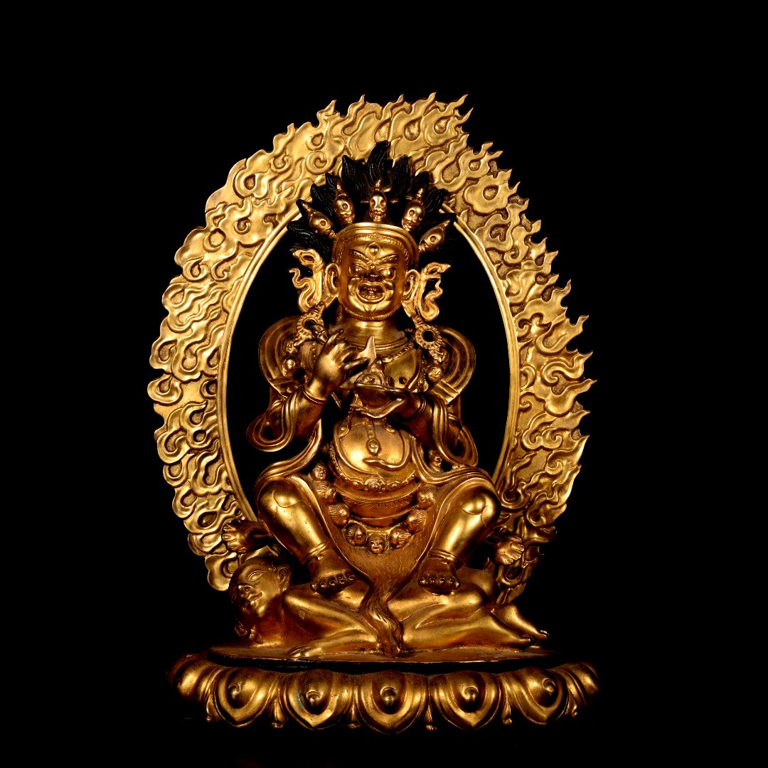 A Chinese Gilted Bronze Buddha (1 of 7)