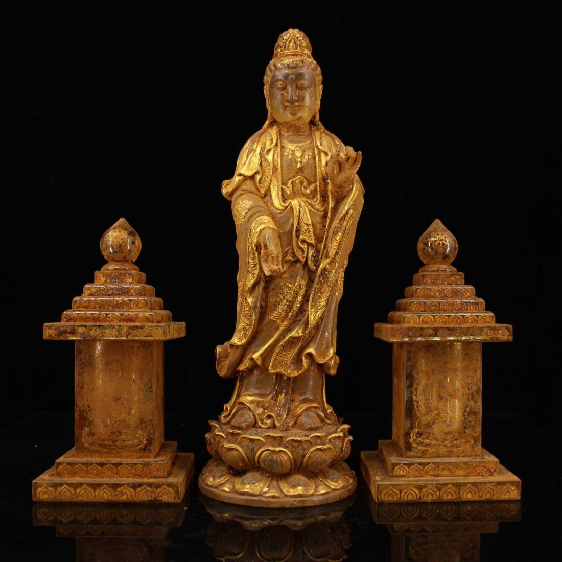 A Set of Crystal Buddha and Relics Jar, Tang Dynasty (1 of 8)