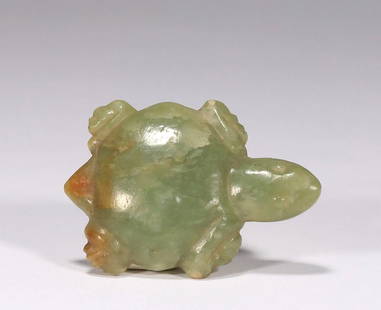 Topaz turtle of ancient China: H:6.5cm W:4.5cm wt:15g