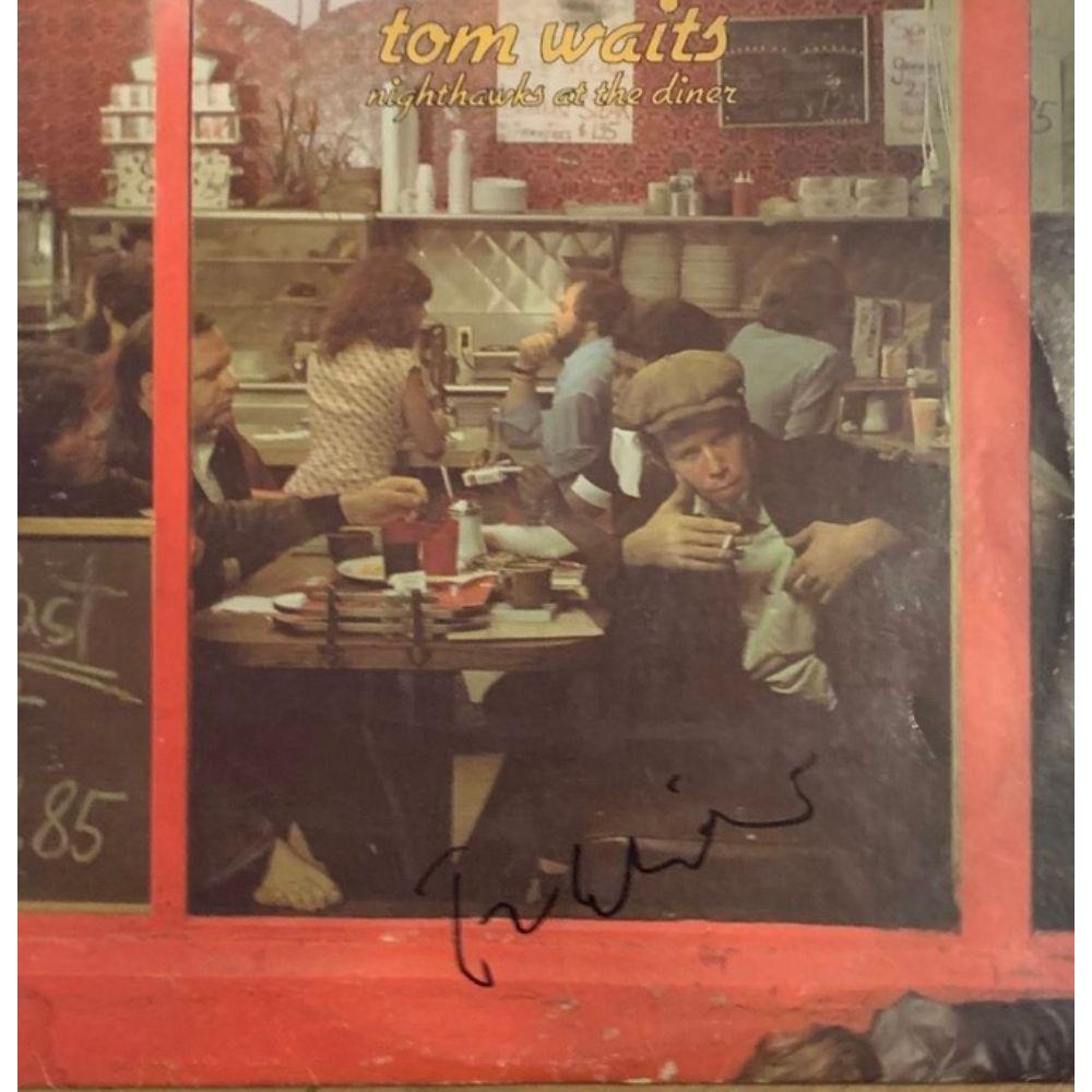 Signed Tom Waits Nighthawks At The Diner Album Cover (1 of 1)