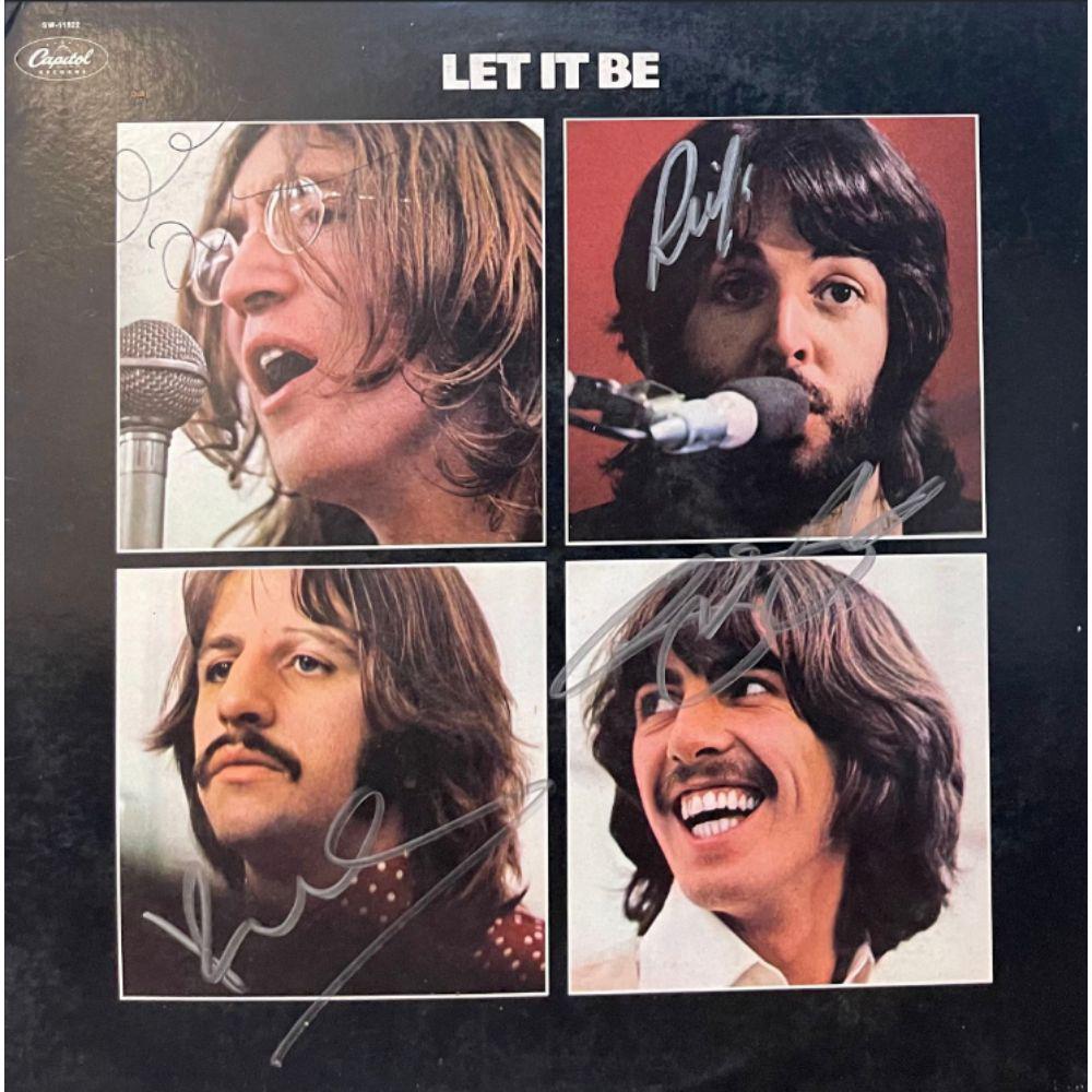 Signed Beatles Let It Be Album Cover (1 of 1)