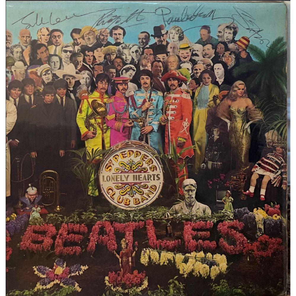 Signed Beatles Sgt Peppers Album Cover (1 of 1)