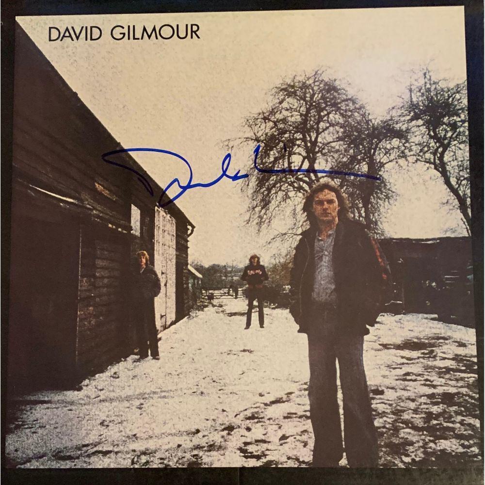 Signed David Gilmour Self Titled Album Cover (1 of 1)