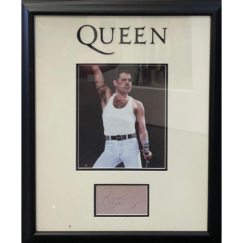 Signed Freddie Mercury Photo Collage (1 of 1)