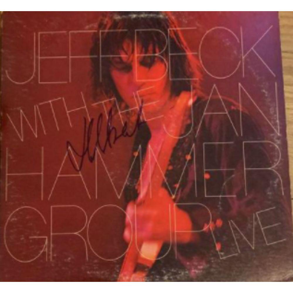 Signed Jeff Beck With the Jan Hammer Group Live Album (1 of 1)