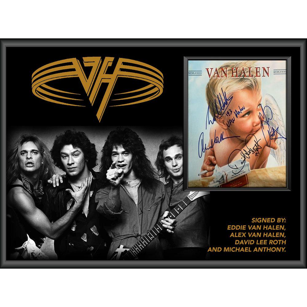 Signed Van Halen 1984 Album Cover (1 of 1)