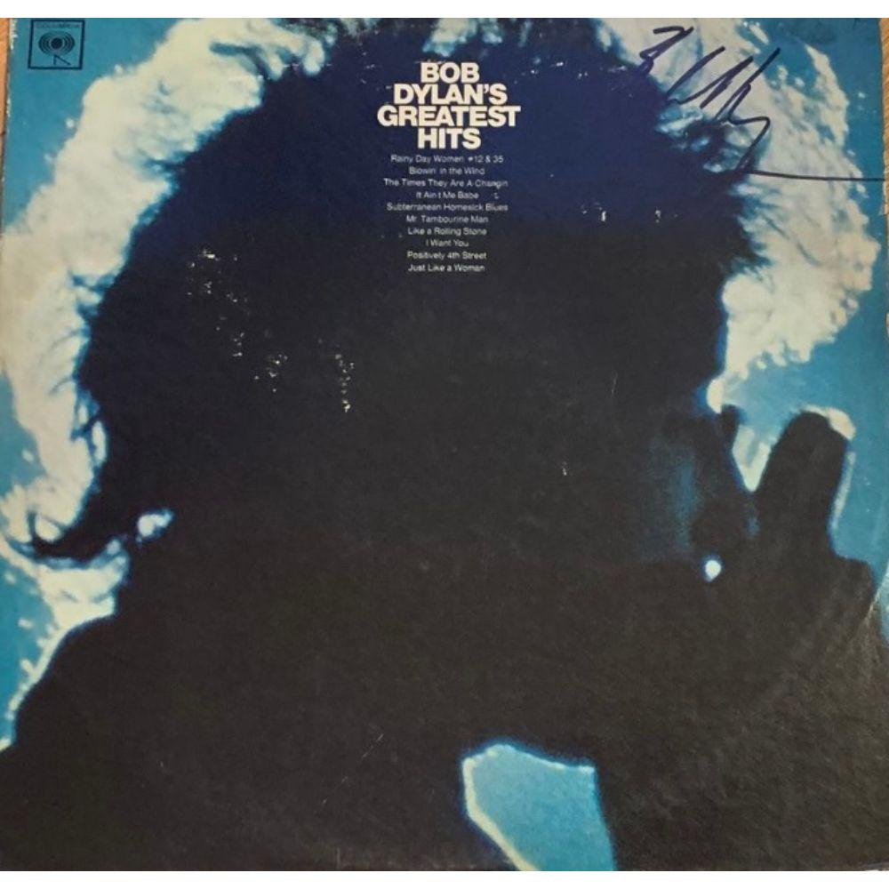 Signed Bob Dylan Greatest Hits Album Cover (1 of 1)