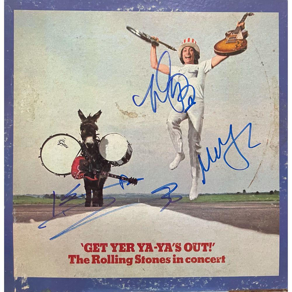 Signed Rolling Stones Get Yer Ya-Ya's Out Album Cover (1 of 1)