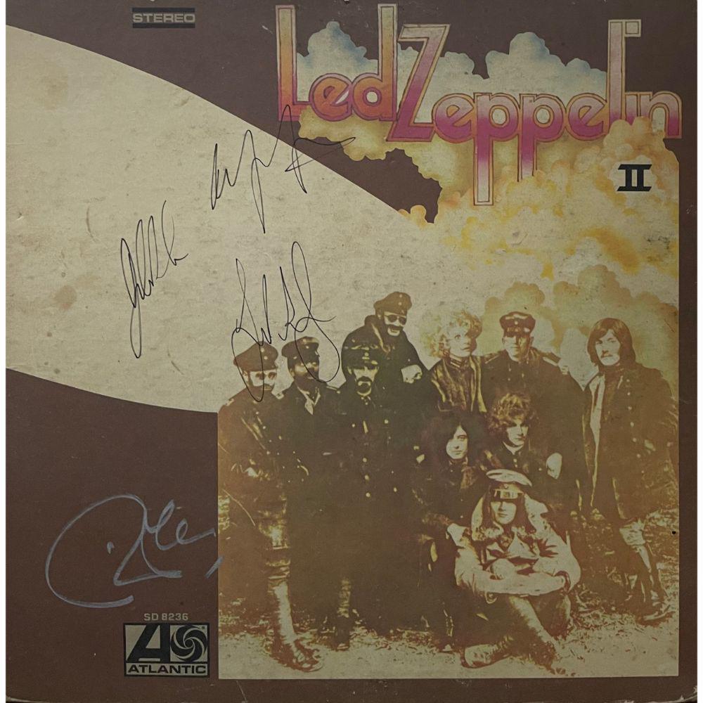 Signed Led Zeppelin II Album Cover (1 of 1)