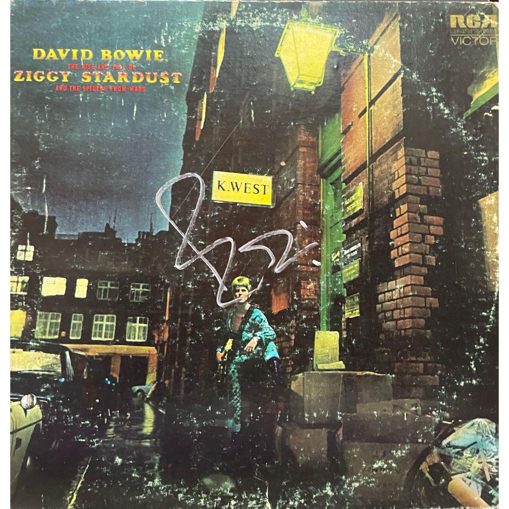 Signed David Bowie Ziggy Stardust Album Cover (1 of 1)