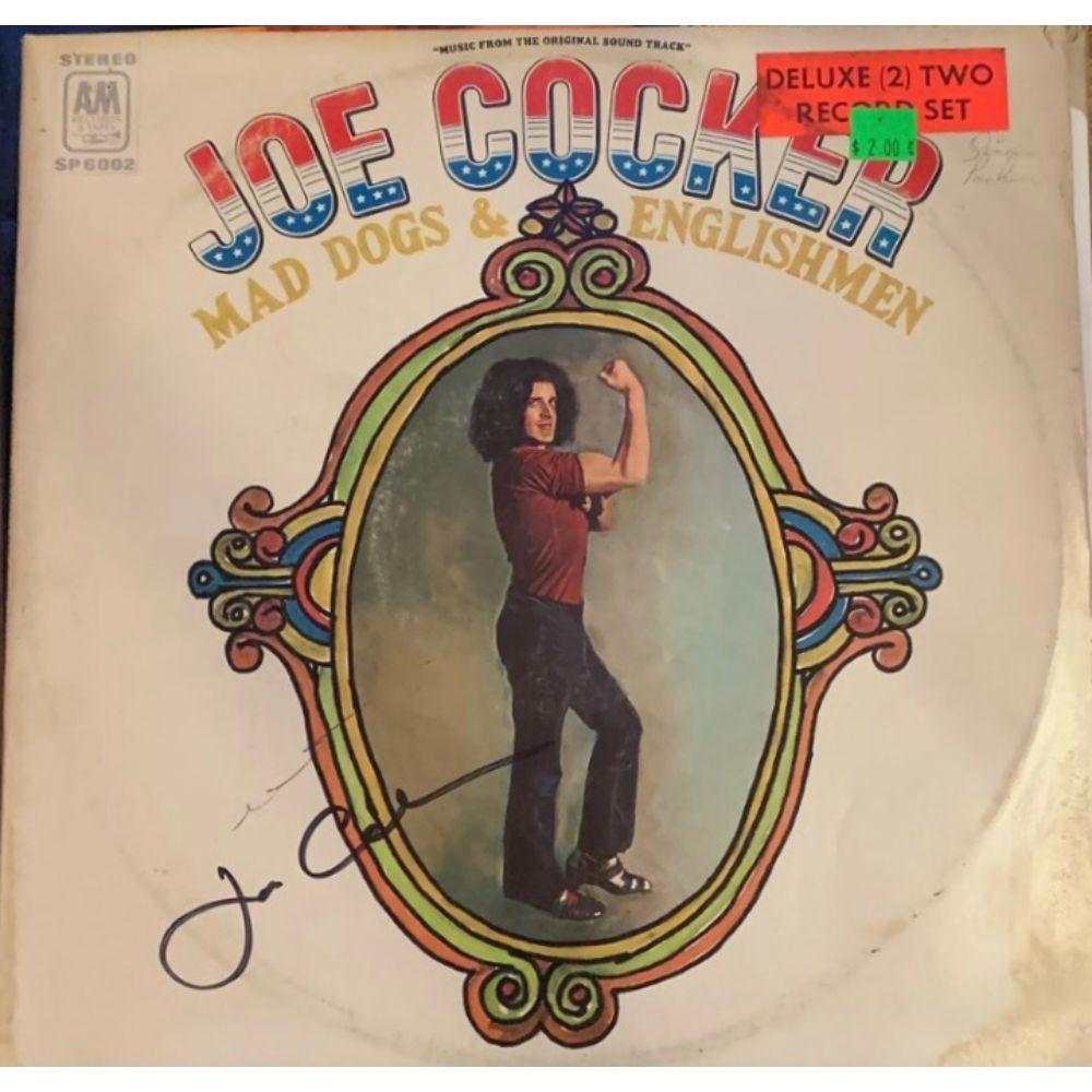 Signed Joe Cocker Mad Dogs & Englishmen Album Cover (1 of 1)