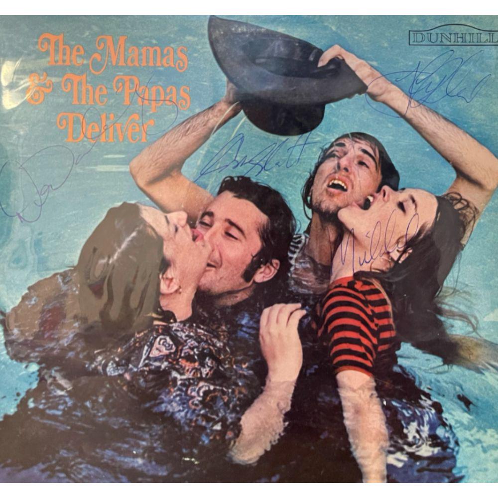 Signed The Mamas & The Papas Deliver Album Cover (1 of 1)