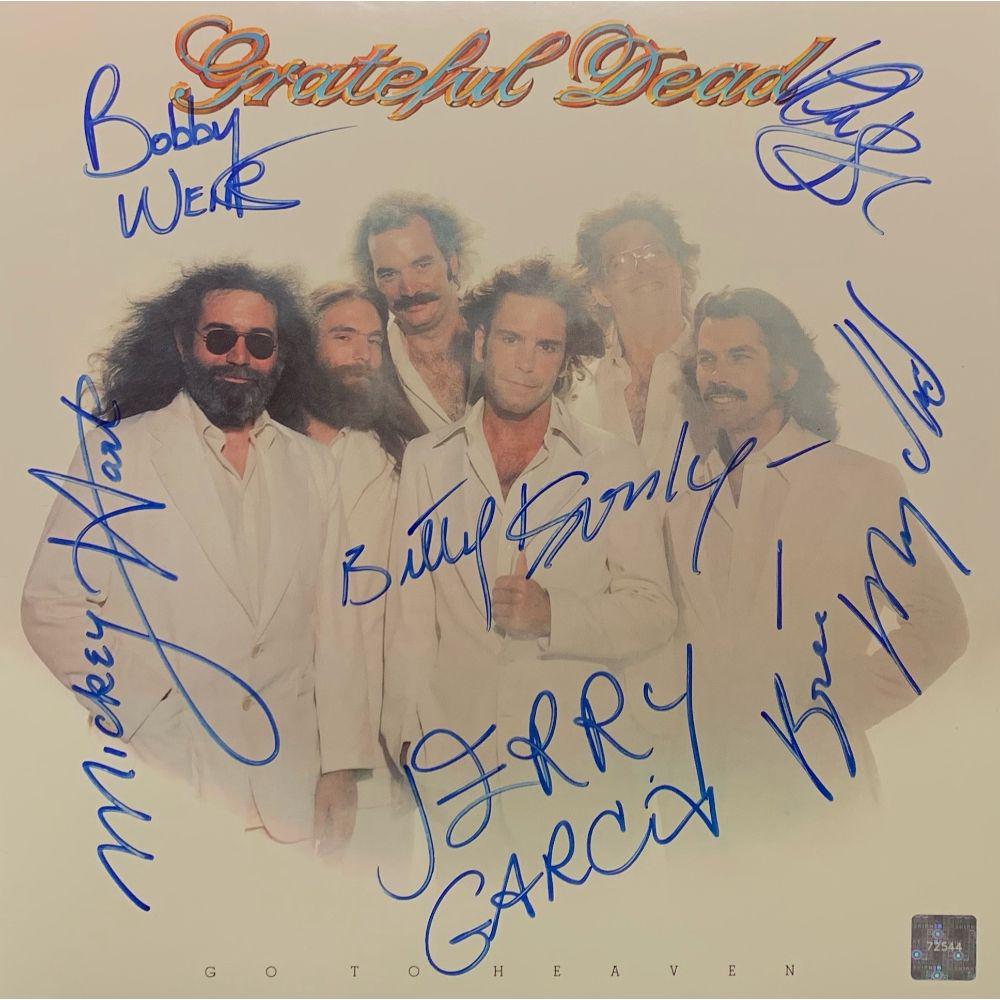 Signed Grateful Dead Go To Heaven Album Cover (1 of 1)