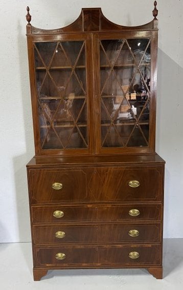 19th Century Federal Inlaid Secretary (1 of 4)