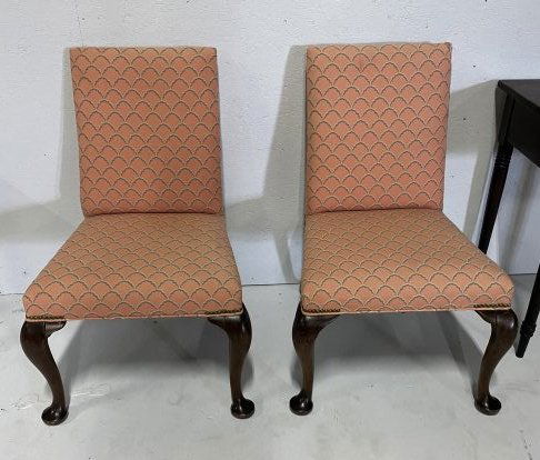 Pair of antique upholstered chairs (1 of 3)