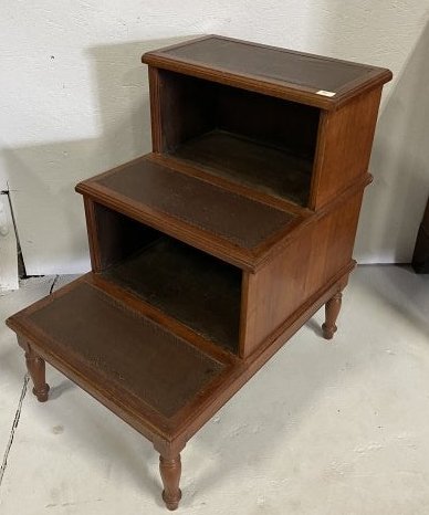 19th Century English Mahogany Bedsteps (1 of 3)