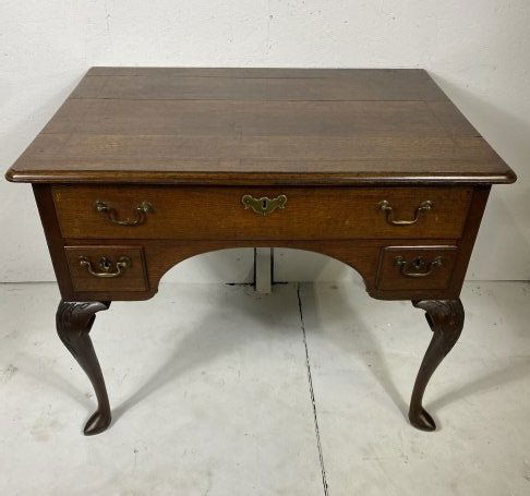 19th Century English Mahogany Slipper Foot Table (1 of 2)