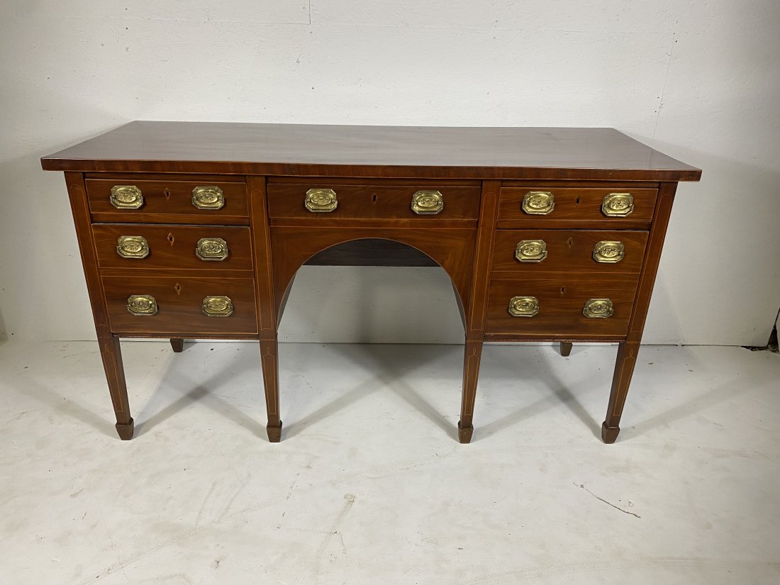 19th Century Inlaid Mahogany Sideboard (1 of 5)