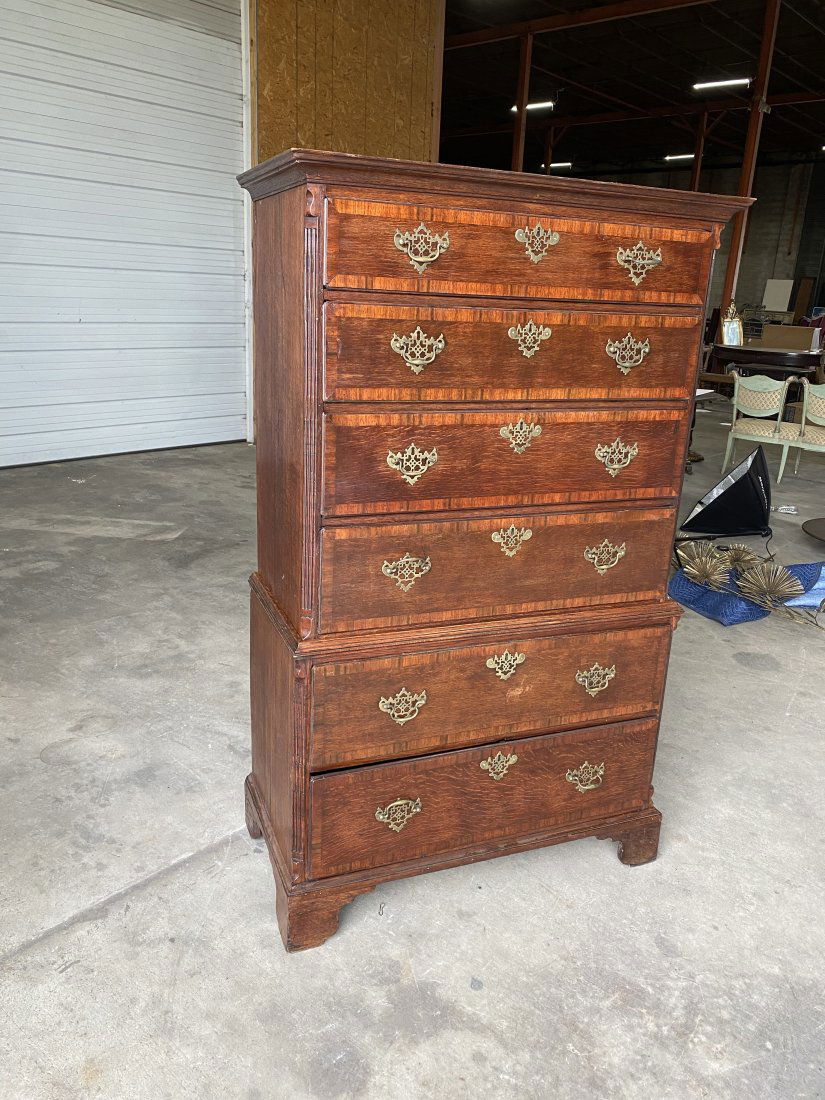 18th- 19th Century English Chest on Chest (1 of 9)