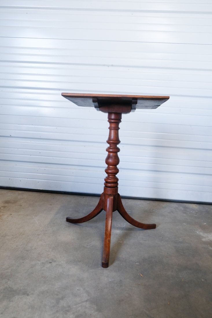 19th Century American Cherry Candlestand (1 of 4)