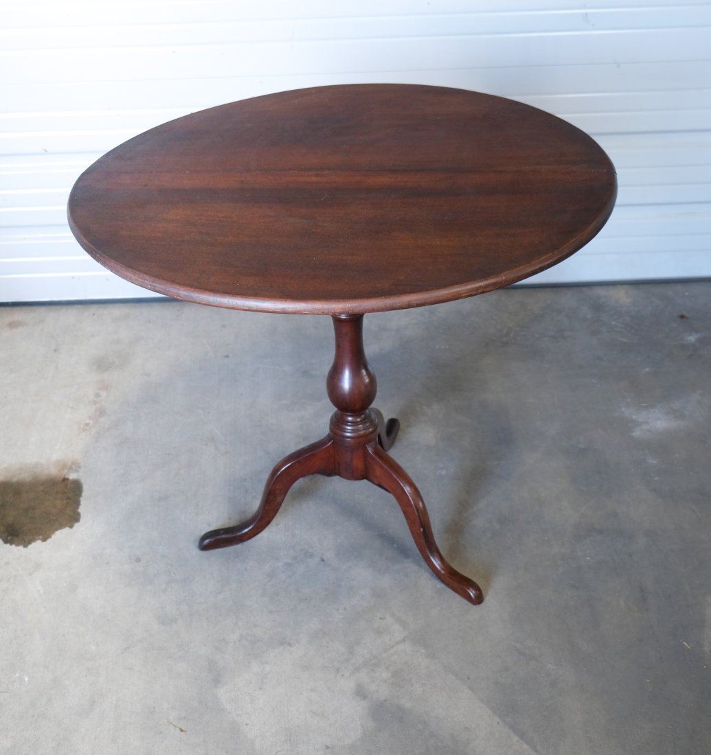 18th Century Cherry Tilt Top Table (1 of 5)