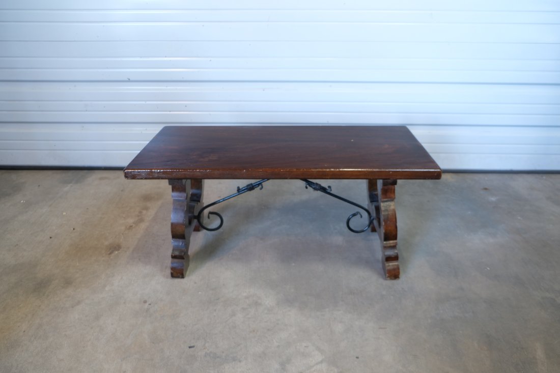19th Century Spanish Walnut Coffee Table (1 of 3)