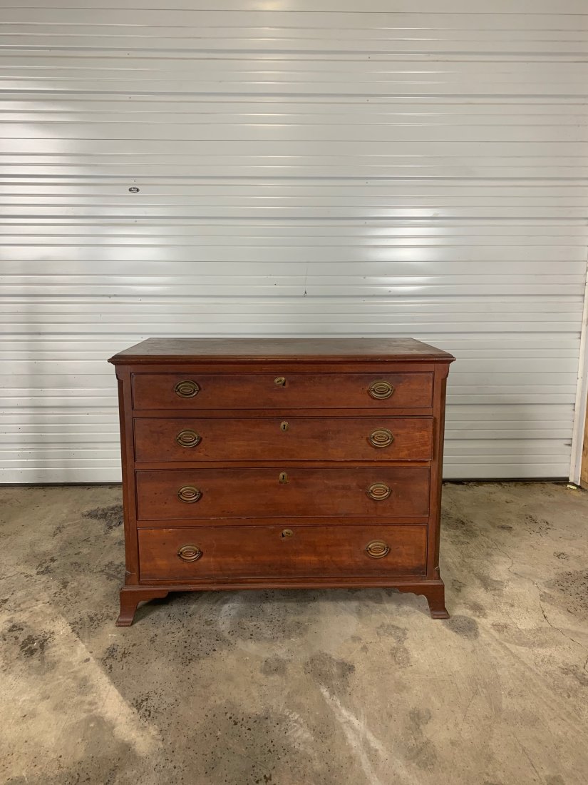18th-19th Century 4 Drawer Chest (1 of 5)