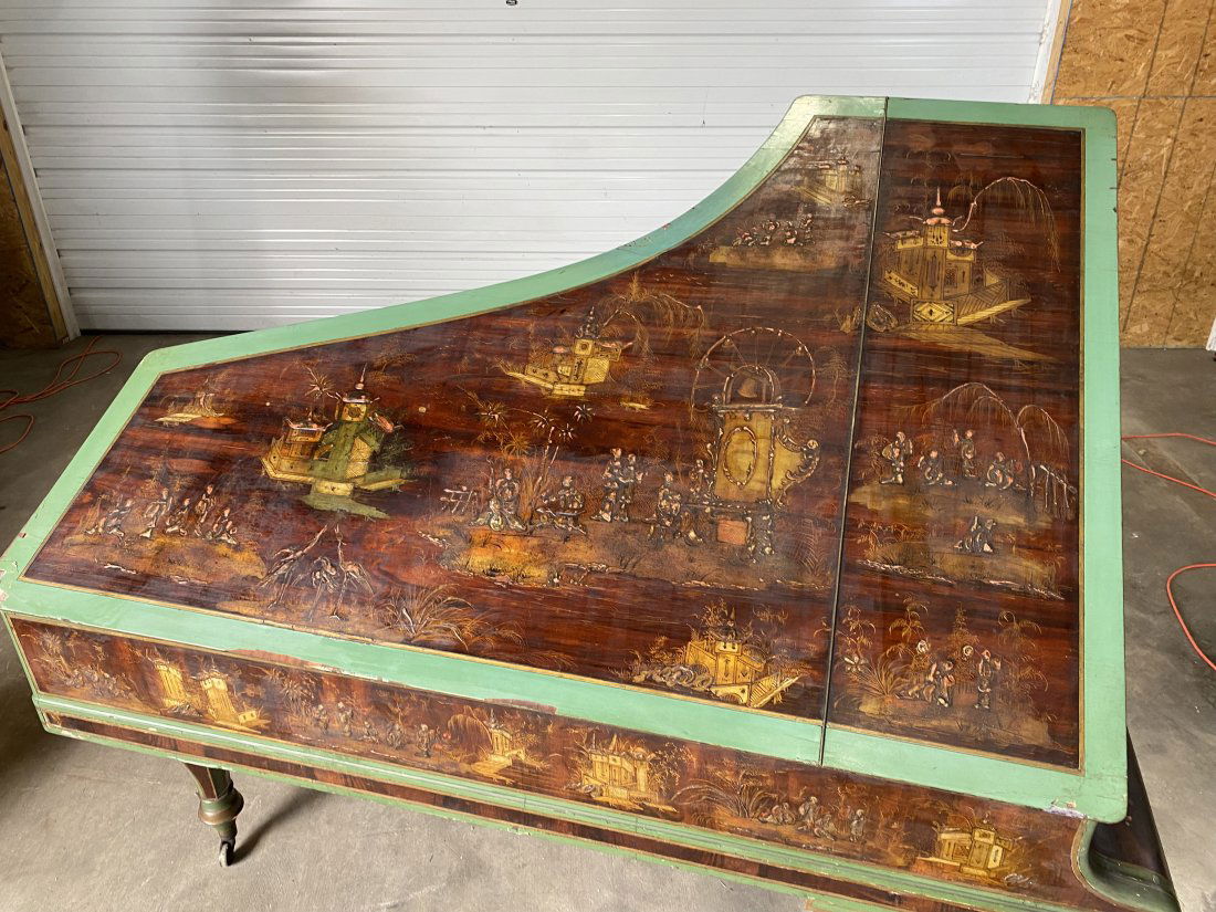 INCREDIBLE 19th Century Grotrian-Steinweg Chinoiserie decorated rosewood piano (1 of 16)