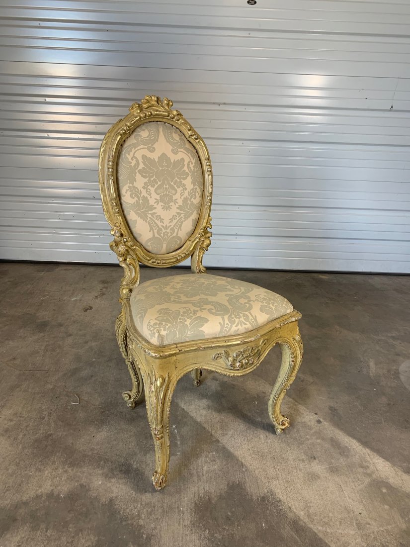 19th Century French Upholstered Chair: 19th Century French Upholstered Chair