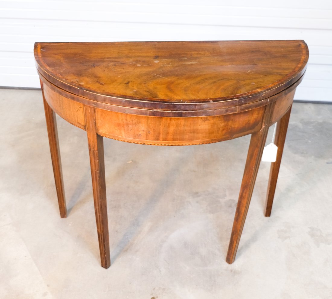 19th Century Federal Mahogany Card Table (1 of 6)