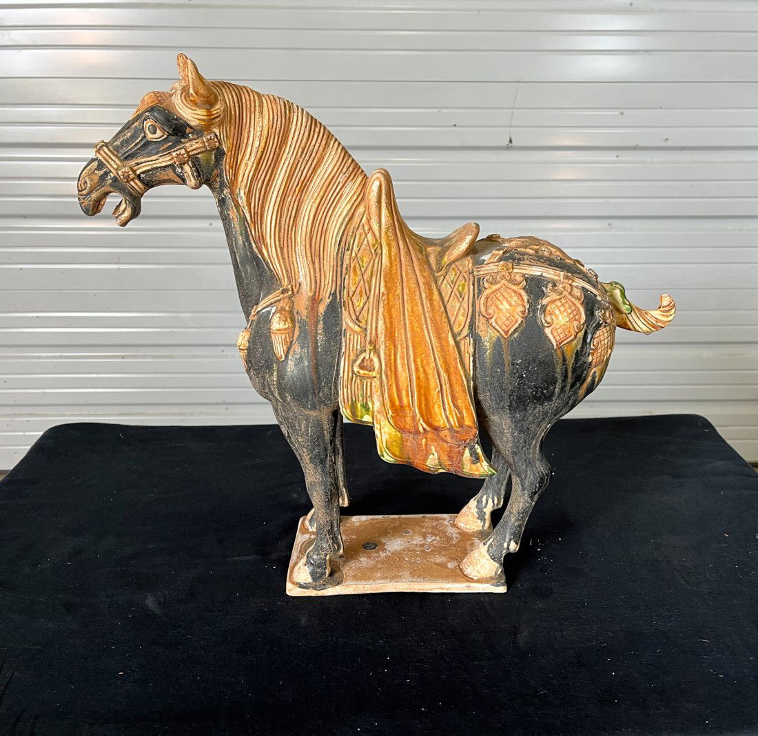 Vintage Ceramic Tang Style Horse (1 of 6)