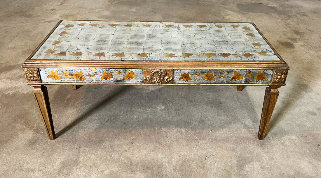 19th- 20th Century Eglomise Coffee Table (1 of 6)