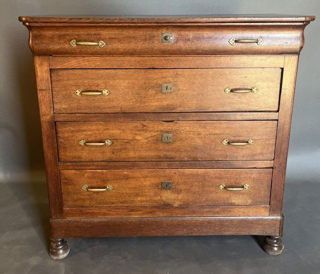 19th Century 4 drawer chest (1 of 9)