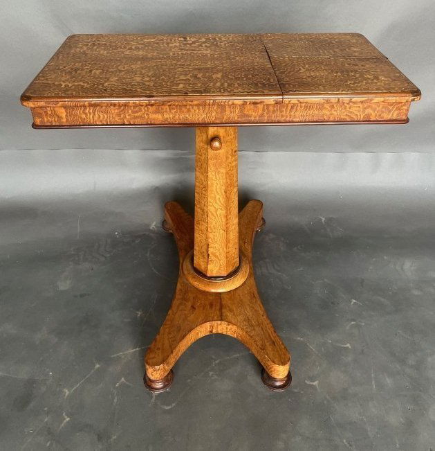 Metamorphic Library Table in Pollard Oak stamped James Lamb, Manchester (1 of 9)